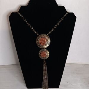 Ruby Rd Pendant Necklace Adjustable Chain Animal Print Shield Pendants Up To 19"